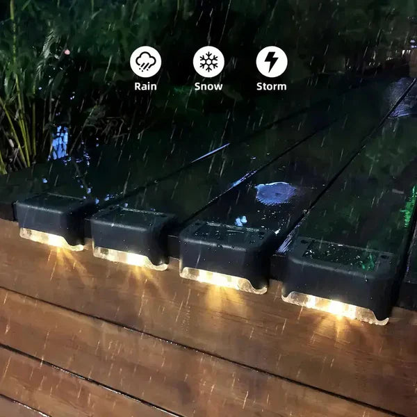 Solar Powered Waterproof Deck Lights for Outdoors