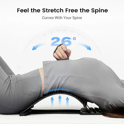 Magnetic Therapy Acupuncture Massage Lumbar Back Stretcher