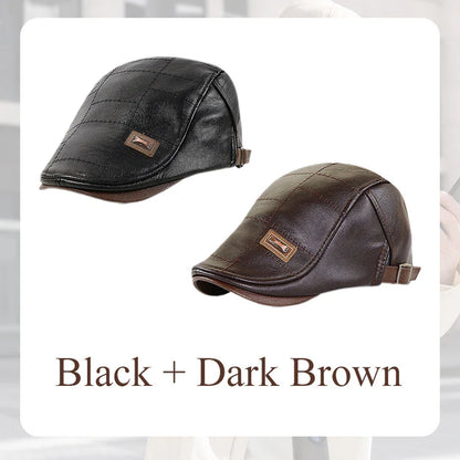 New Fashion Leather Beret | Pack Of 2