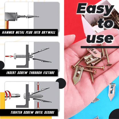 Drywall Anchors and Screws Kit – Heavy Duty