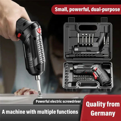Metal Electric Screwdriver with 47 pcs Screwdriver Bit Set
