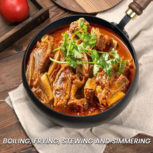 🔥Hot Sale 50% OFF🔥Artisan Unenameled Cast Iron Casserole