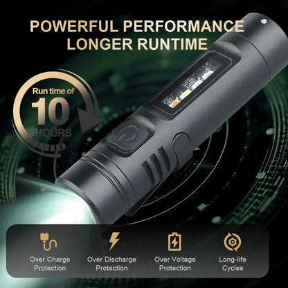 ⭐Multifunctional aluminum alloy mini flashlight