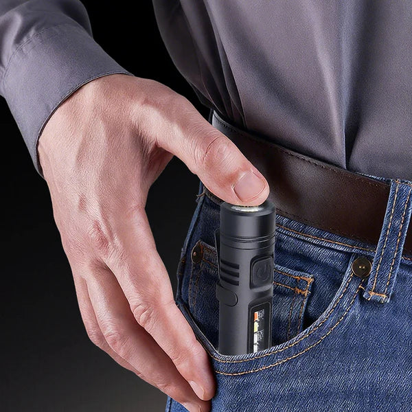 ⭐Multifunctional aluminum alloy mini flashlight