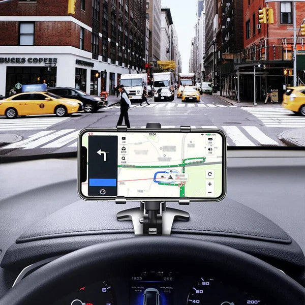 🚗 Universal car phone holder with 360° rotation