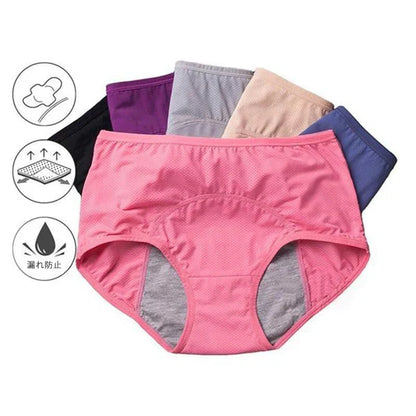 High-waisted leak-proof panties | Pack Of 5