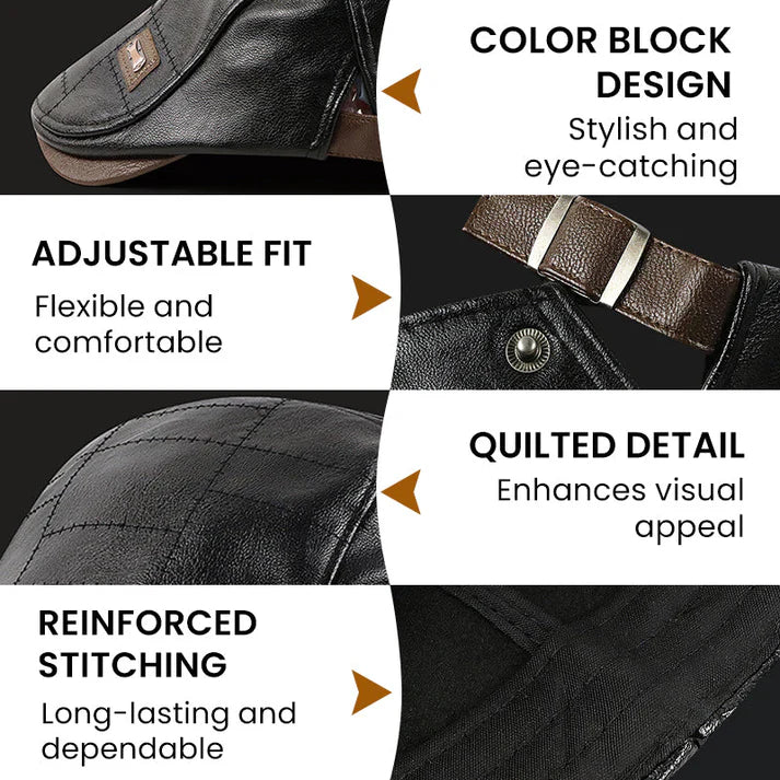New Fashion Leather Beret | Pack Of 2